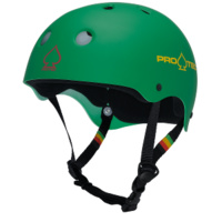 PRO-TEC Classic Skate Helmet - Rasta Green