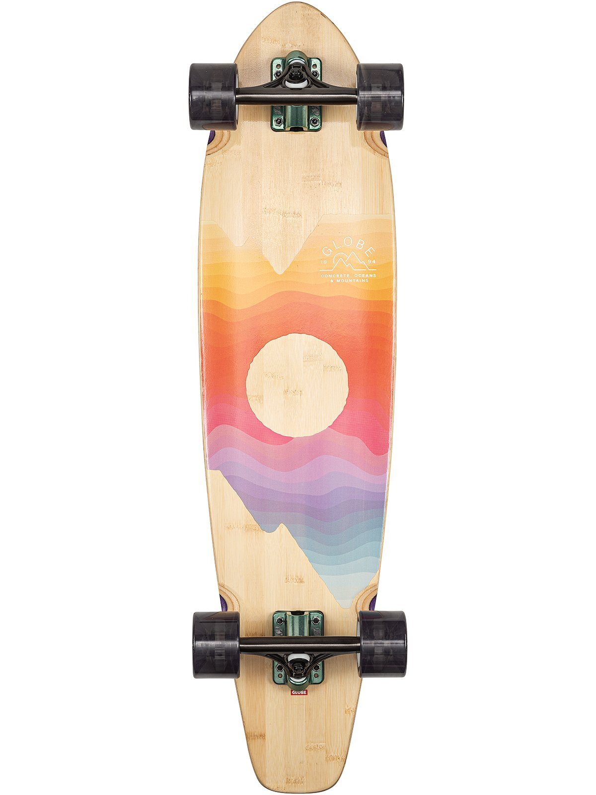 sne terrasse egoisme Globe Arcadia Complete Skateboard Longboard - Bamboo Mountains / 36"