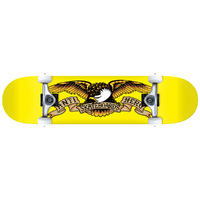 AntiHero Classic Eagle Min Complete Skateboard - Yellow 7.38"