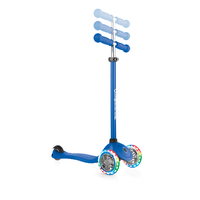 Globber 3 Wheel Kids Complete Scooter Light Up - Blue / Primo image