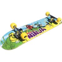 New Adrenalin Angriest Ninja Complete Trick Skateboard 7” x 29" - FREE SHIPPING