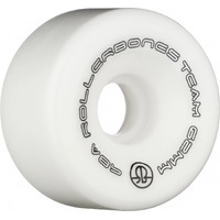 Rollerbones Team Logo Wheels 62mm 98a White