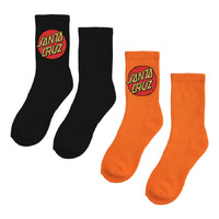 Santa Cruz Screaming Hand Youth Socks 2 Pack - Size 2-8