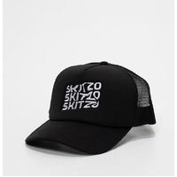 Skitzo Trucker Cap - Black