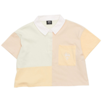 Stussy Splice Rugby Top Off White image