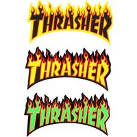 THRASHER Flame stickers