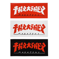 THRASHER Godzilla Rectangle sticker image