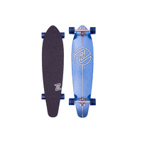 Z-Flex Longboard Complete Skateboard - Metal Flake Roundtail / 39"