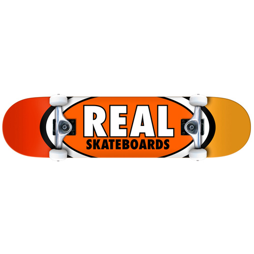 Real Complete Skateboard - Team Edition Oval Orange 7.75