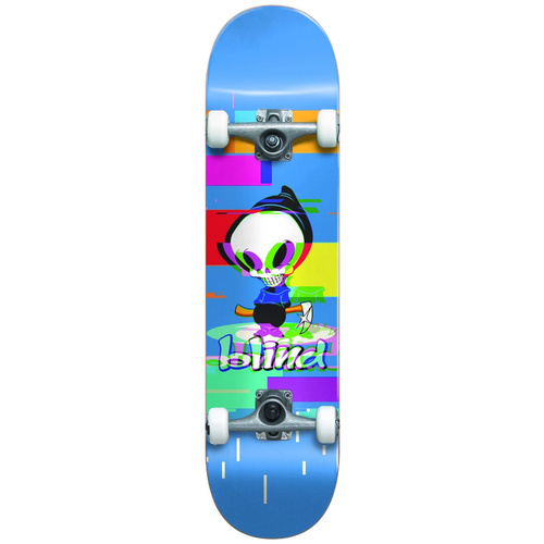 Blind OG Complete Skateboard - 7.75" / Reaper Glitch / Blue