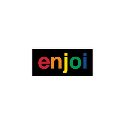 Enjoi Spectrum sticker - Black