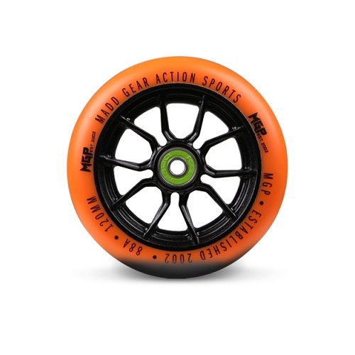 Madd Gear MFX Syndicate AR120mm Wheels - Orange