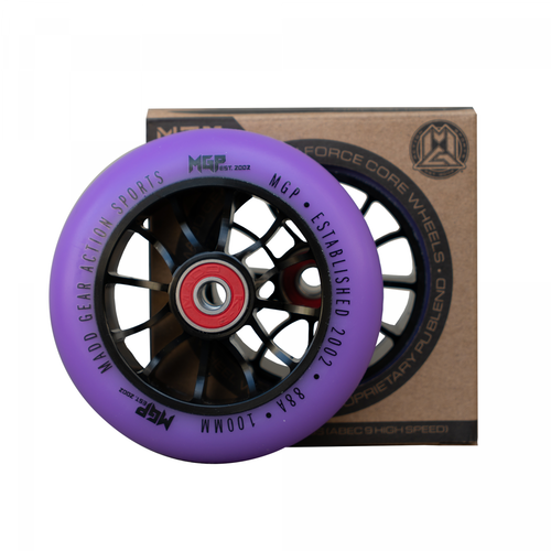 Madd Gear Shredder 100mm Wheels - Pair / Purple