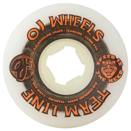 OJ Wheels - Team Line Original White/Black 99A 55mm