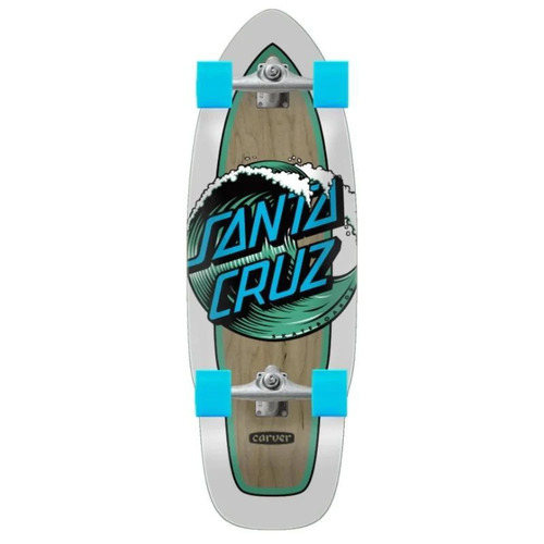 Santa Cruz Wave Dot Cut Back Surf Skate 9.75"