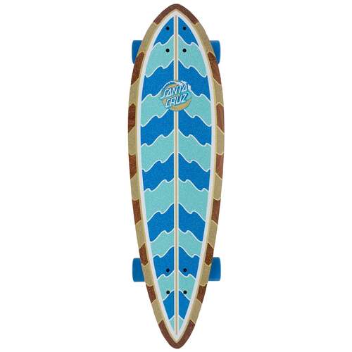Santa Cruz Skateboards Stipple Wave Dot Long Board 9.2