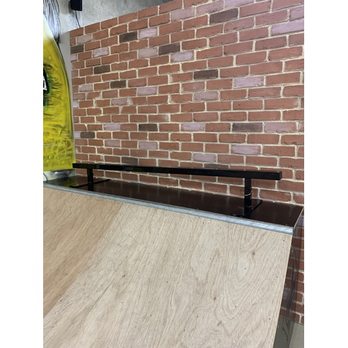 Grind Rail Flat Bar Square 200cm Adjustable - Small