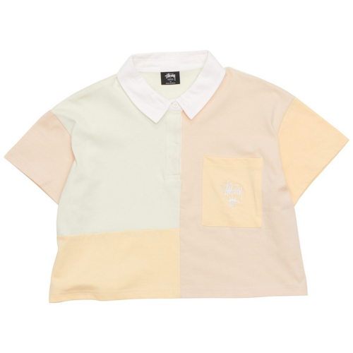 Stussy Splice Rugby Top [Colour: Off White] [Size: 8]
