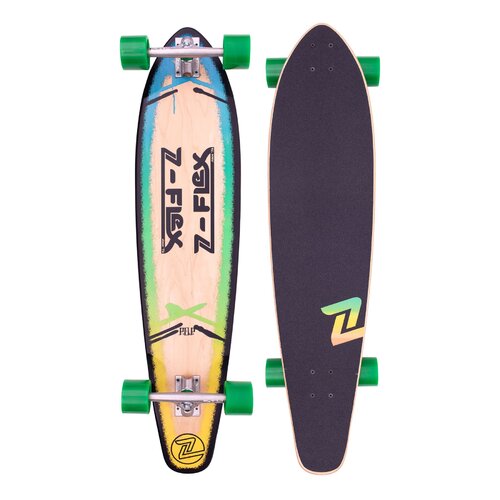 Z-Flex Longboard Complete Skateboard - P.O.P Blue / 39"