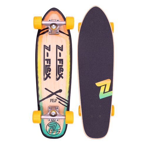 Z-Flex Cruiser Complete Skateboard - P.O.P Orange / 27"