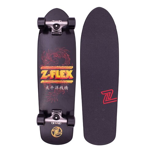 Z- Flex Cruiser Complete Skateboard - Dragon Shorebreak / 30"
